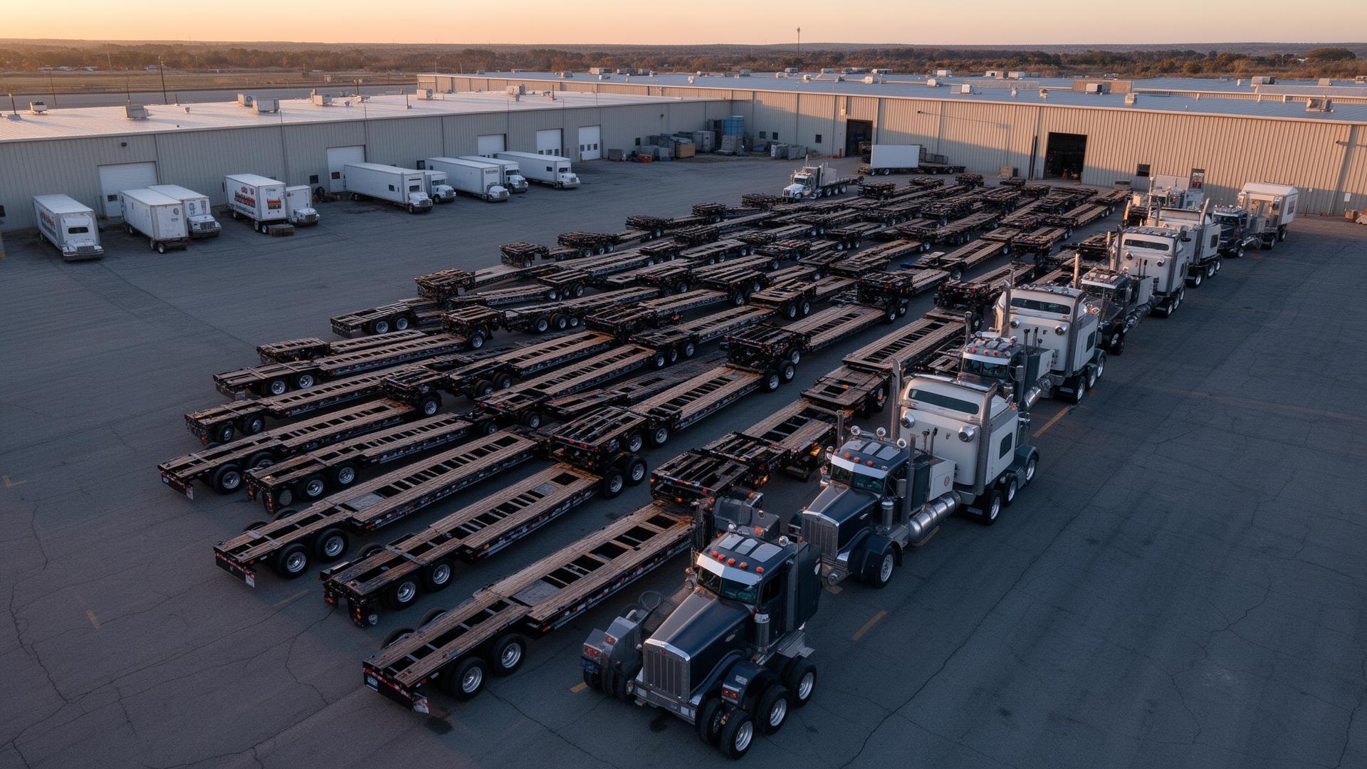 Ironguard Freight fleet yard at dawn
